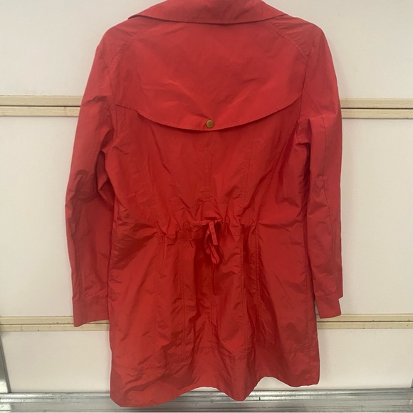 Cole Haan Raincoat  jacket Size m color coral - Picture 5 of 11
